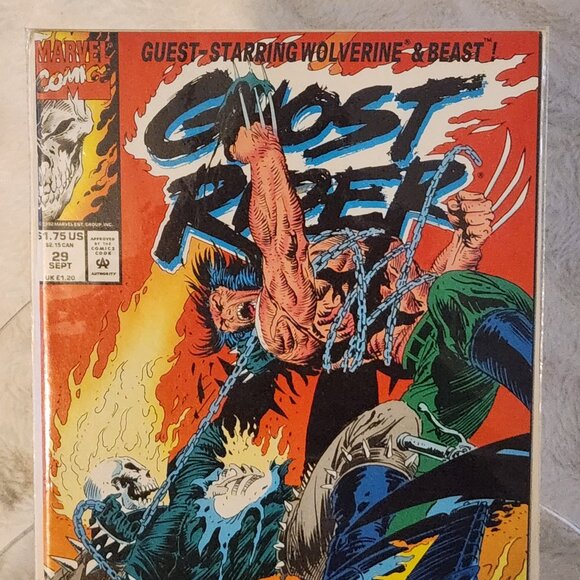Ghost Rider #29 (1991) Marvel Comics, Andy Kubert & Joe Kubert - Picture 13 of 14